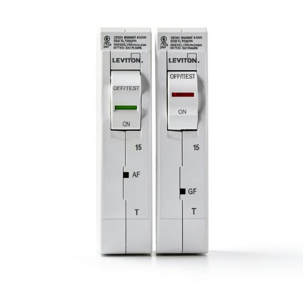Leviton LB120-DFT 20A 1-Pole Plug-On AFCI/GFCI Circuit Breaker White-3