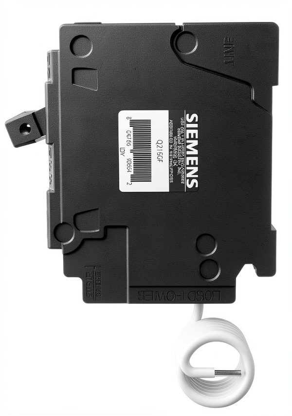 SIEMENS Q215GF Ground Fault Circuit Interrupter, 15 Amp, 2-Pole GFCI Circuit Breaker Replaces QF215A-2