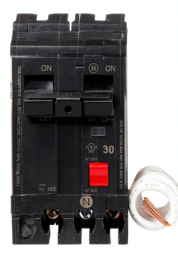 ABB Q Line THQL2130GFTP 30A Double Pole GFCI Circuit Breaker-0