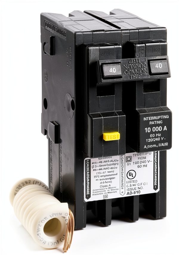 Square D Homeline 40 Amp Mini 2‑Pole GFCI Circuit Breaker Residential-7