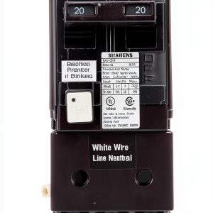 Siemens 20 Amp Double Pole Type QPF2 GFCI Circuit Breaker-0