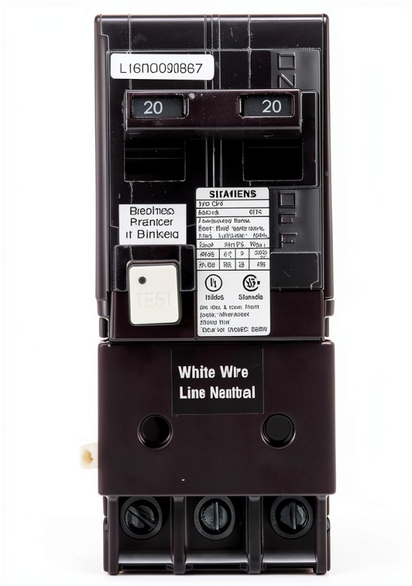 Siemens 20 Amp Double Pole Type QPF2 GFCI Circuit Breaker-0