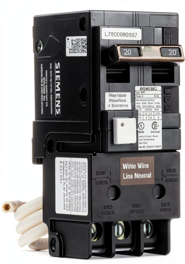 Siemens 20 Amp Double Pole Type QPF2 GFCI Circuit Breaker-3