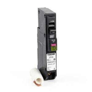 Square D by Schneider Electric Square D - QO115DFC 15 Amp Single-Pole Dual Function (CAFCI and GFCI) Circuit Breaker-0
