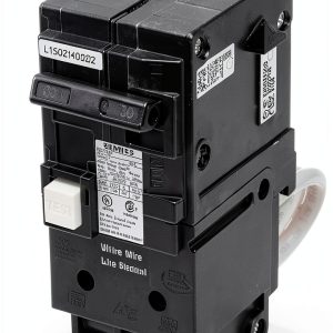 SIEMENS QF220A Ground Fault Circuit Interrupter, 20 Amp, 2 Pole, 120V, 10,000 Aic,-0