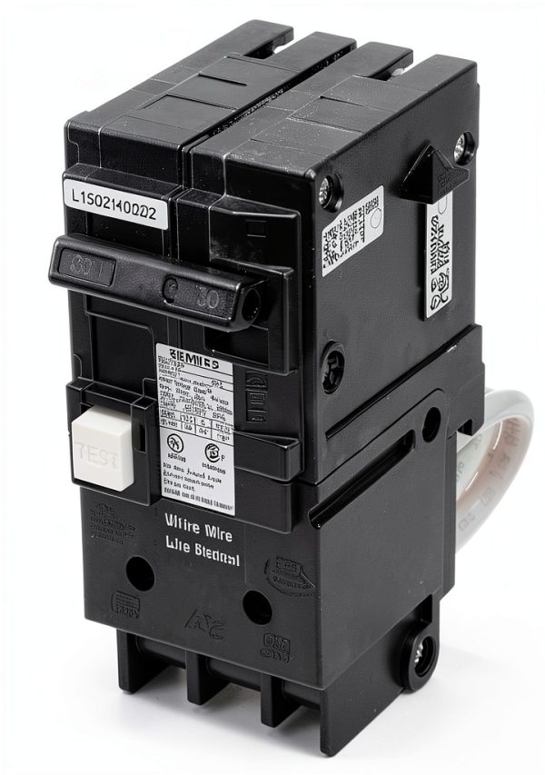 SIEMENS QF220A Ground Fault Circuit Interrupter, 20 Amp, 2 Pole, 120V, 10,000 Aic,-0