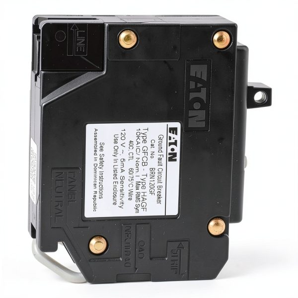 CUTLER HAMMER GFCI Circuit Breaker 20A Single Pole Pigtail Neutral UL-3