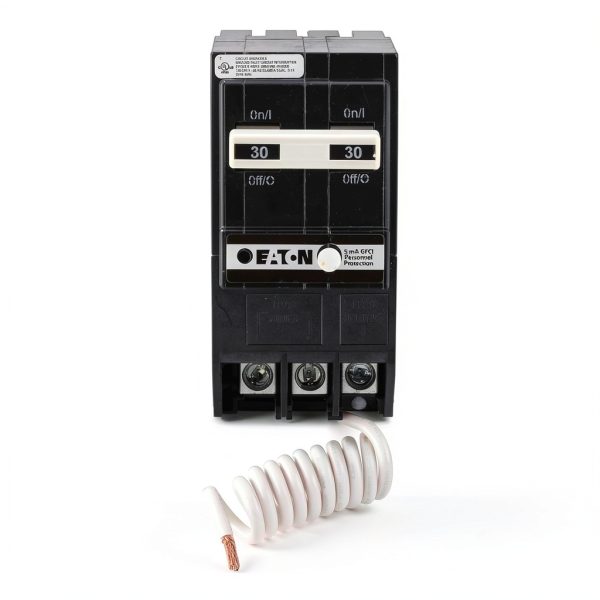 CUTLER HAMMER 30A Pole GFCI Circuit Breaker 120/240V Pigtail UL-1