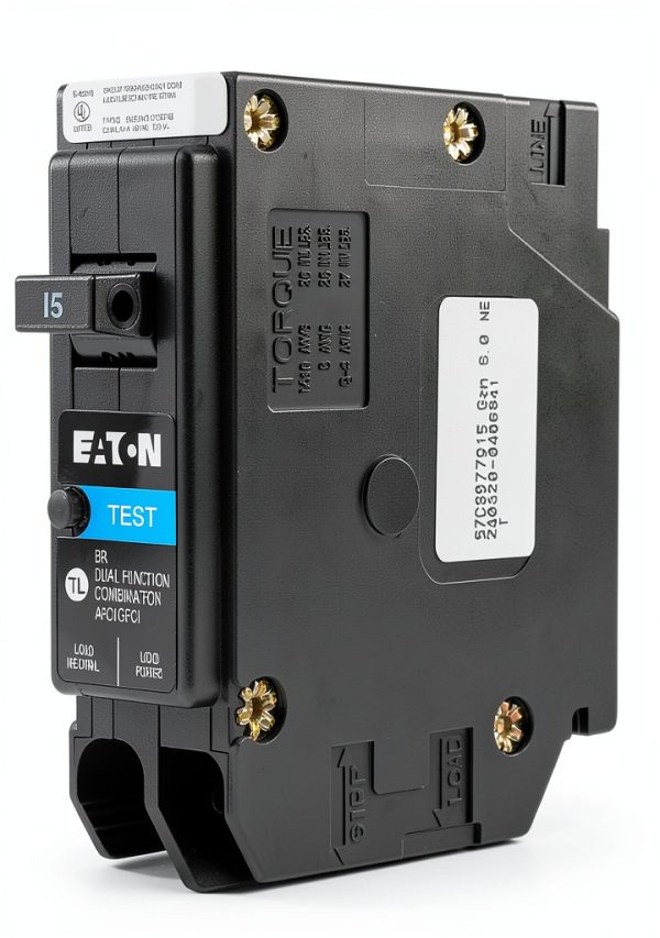 Cutler Hammer 15 Amp Circuit Breaker AFCI GFCI Dual Function BRP115DF-1