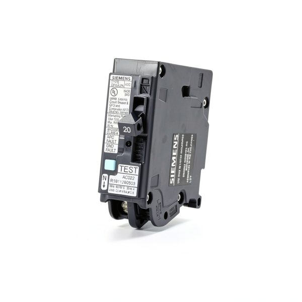 20 Amp 1-Pole Dual Function (CAFCI/GFCI) Plug-On Neutral Circuit Breaker-0