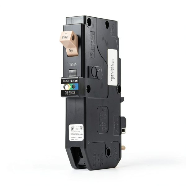 Eaton CH 15A 1‑Pole Arc Fault/Ground Fault Plug‑On Neutral Breaker-2