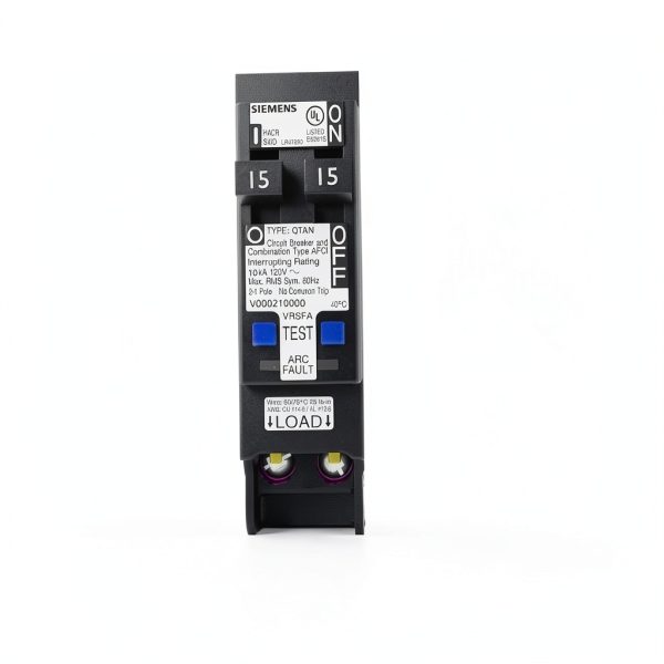 15A 120V 1-Pole Tandem CAFCI Breaker Siemens with LED Trip Indicator-1