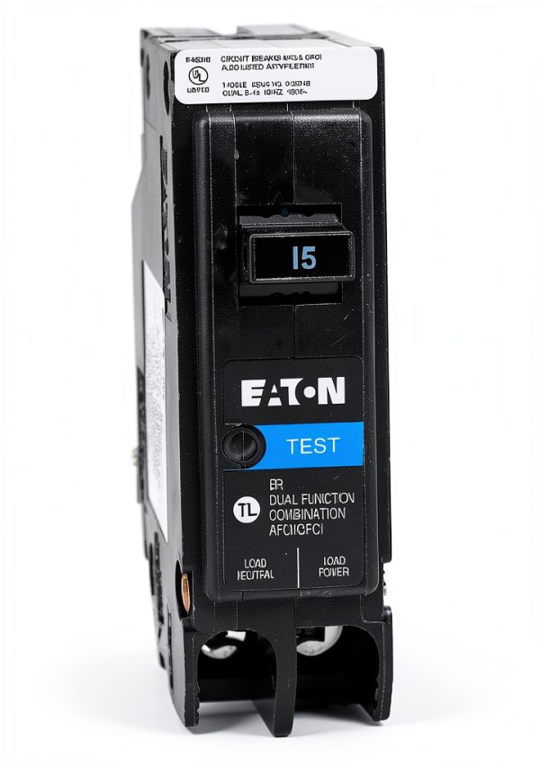 Cutler Hammer 15 Amp Circuit Breaker AFCI GFCI Dual Function BRP115DF-2