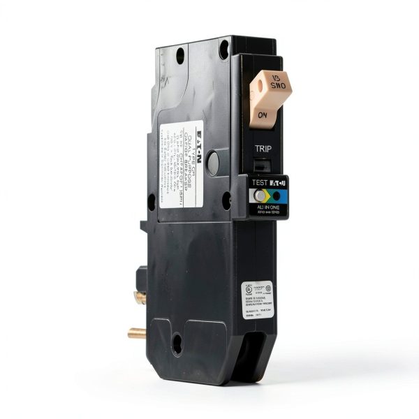 Eaton CH 15A 1‑Pole Arc Fault/Ground Fault Plug‑On Neutral Breaker-1