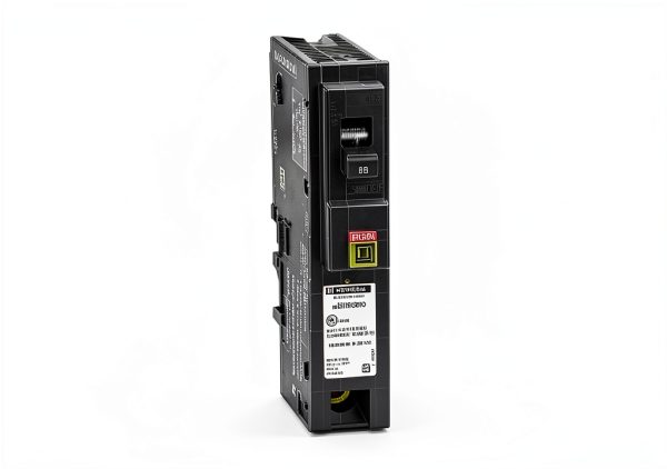 Square D Homeline Plug-On Neutral 15A CAFCI GFCI Circuit Breaker-2