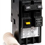 50 Amp HOM250GFIC Two Pole GFCI Circuit Breaker Schneider Red-0