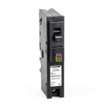 Square D Homeline Plug-On Neutral 15A CAFCI GFCI Circuit Breaker-0